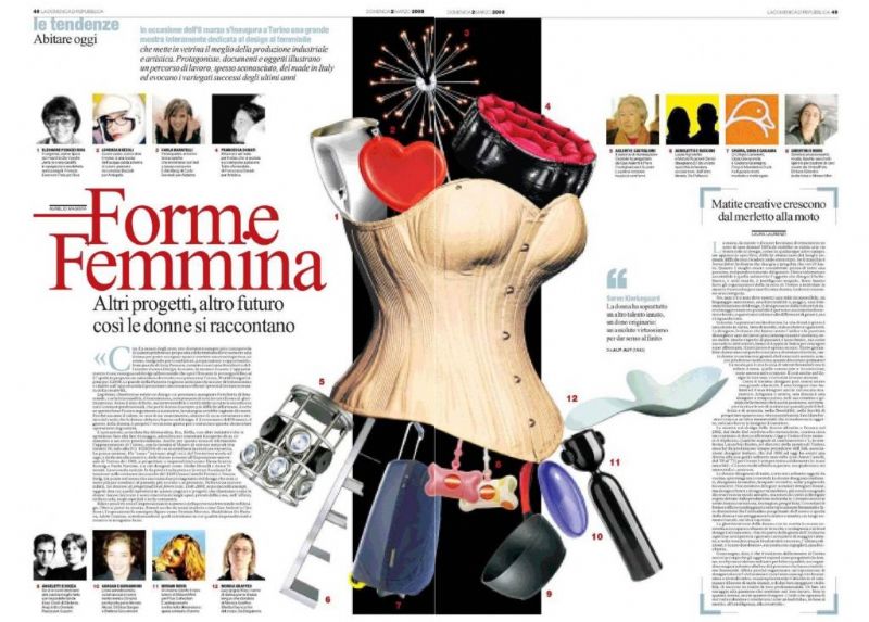 Forme Femmina (Repubblica newspaper  2008)