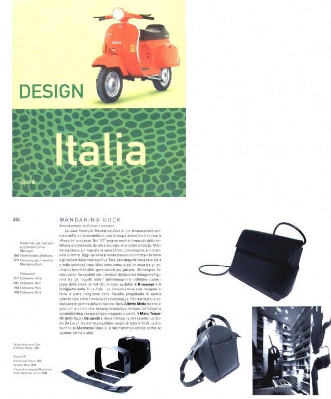 'DESIGN ITALIA' (Rizzoli Editore 1990, publication)